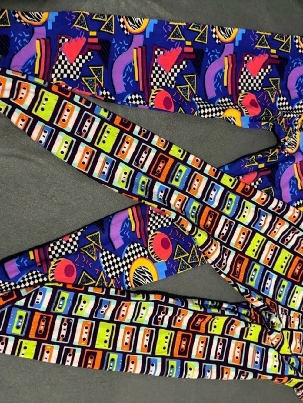 LuLaRoe Cassette Tape & “Saved by the Bell” 80s Leggings One Size